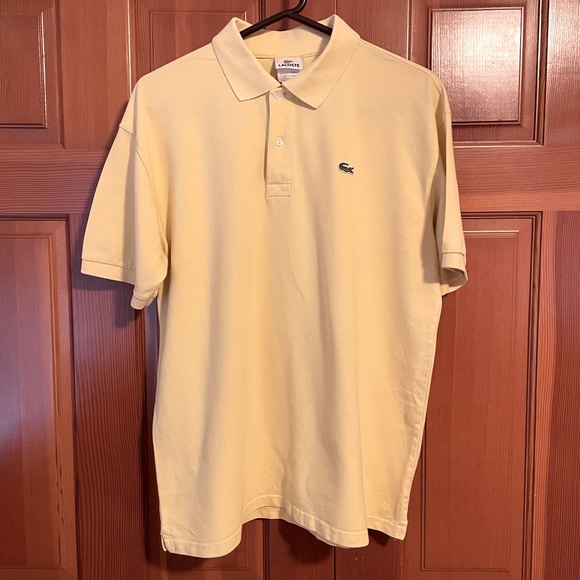 Lacoste Other - Lacoste shirt, yellow pique cotton, Fr Size 7 (US XXL)